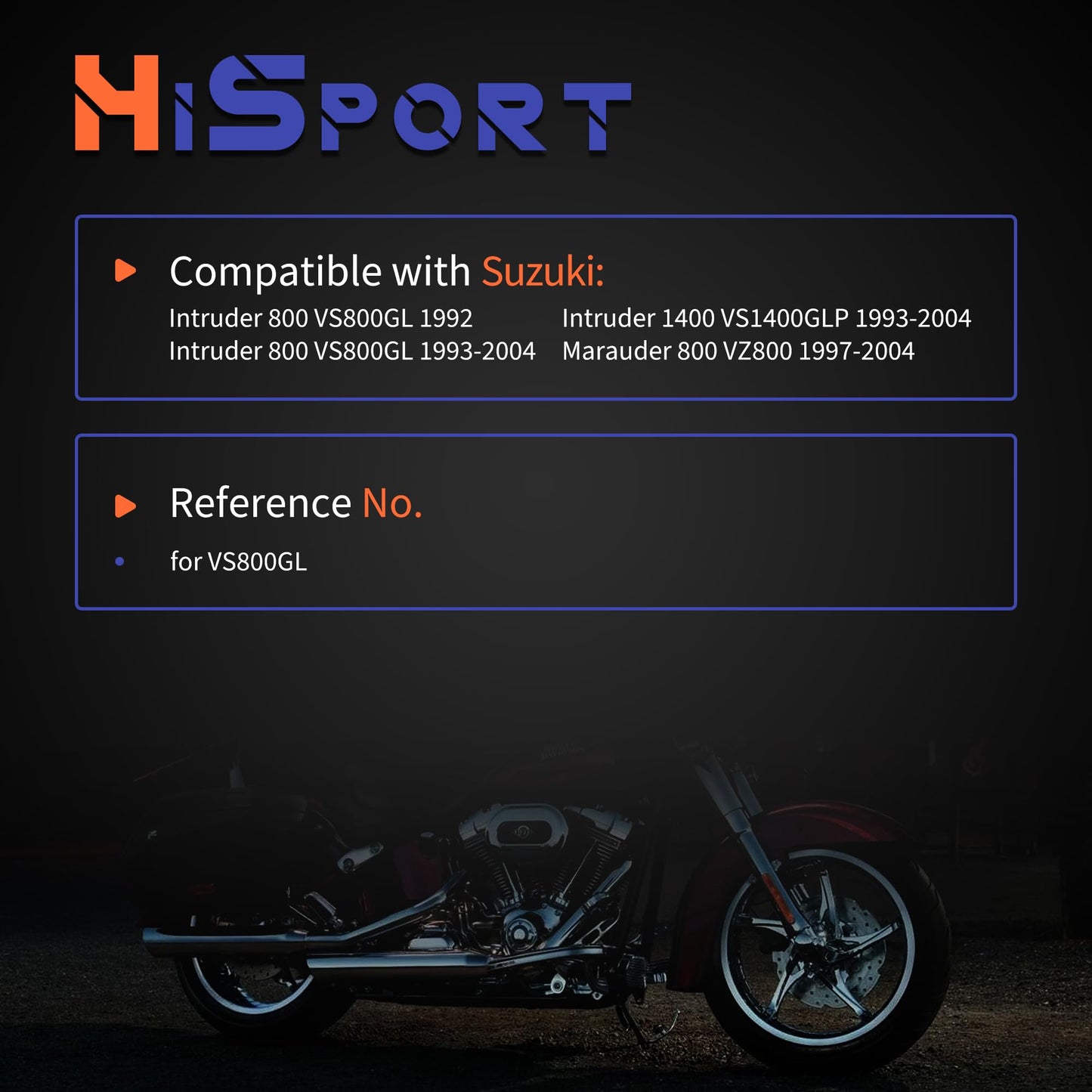 HiSport Carb Carburetor Rebuild Repair kits Compatible with Suzuki Intruder VS1400GLP VS800 VS800GL VZ800 2-Pack