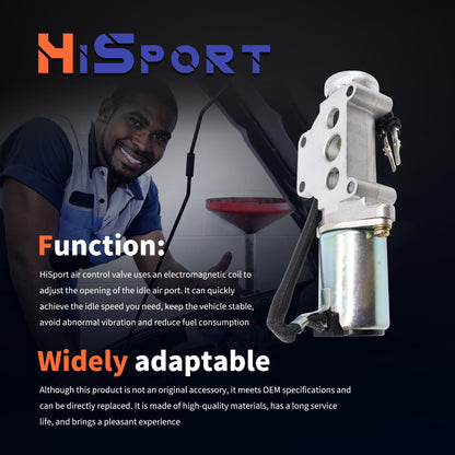 HiSport AC87 Idle Air Control(IAC) Valve - Compatible with Nissan D21 Pickup Ichi Van NP300 Pickup Replaces 2H1258 237810F300