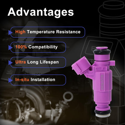 HiSport 35310-37170 Fuel Injectors Compatible with Hyundai 1.6 Accent 2006-2011,Replacement for Kia Rio Rio5 2006-2010 1.6L Performance