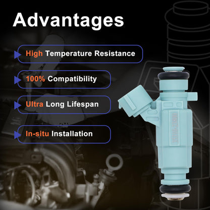 HiSport Fuel Injectors 4Pcs Replacement for Hyundai Kia Elantra Soul Spectra 2.0L L4 2008-2012 Replace 35310-23800