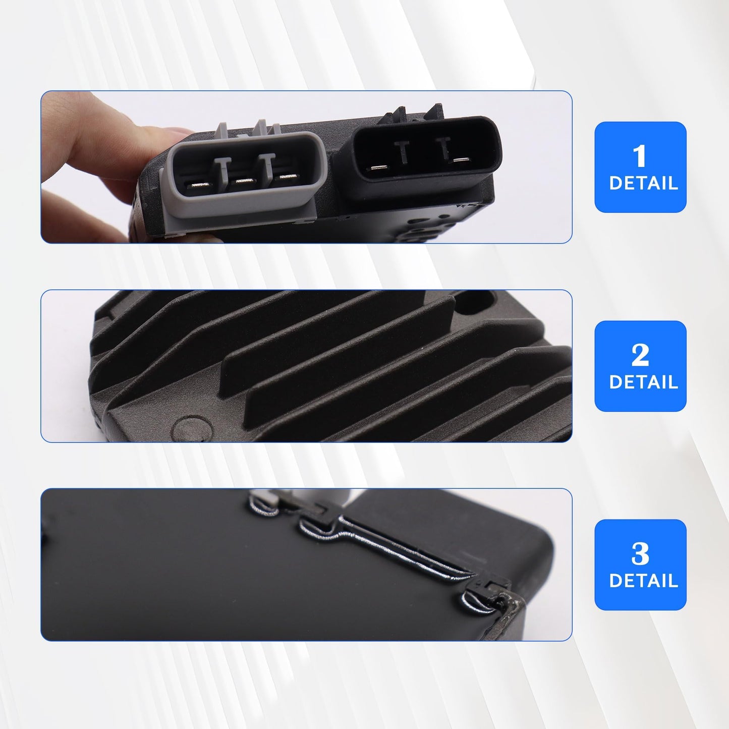 HiSport Voltage Regulator Rectifier - Compatible with Yamaha Replaces 1D7-81960-01-00