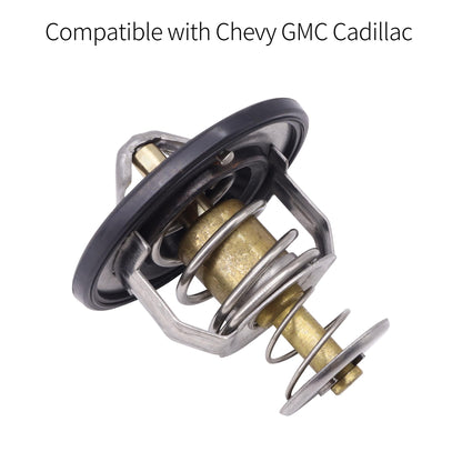 HiSport Engine Coolant Thermostat Assembly Compatible with Chevy GMC Cadillac 131-160, 89018168