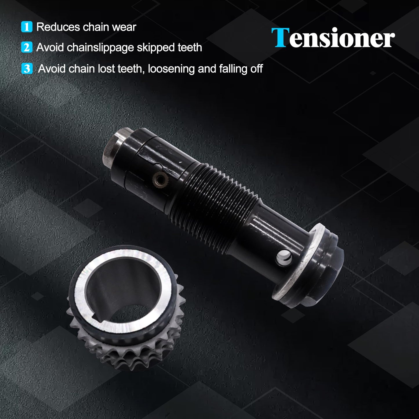 HiSport 2720520216 Engine Timing Chain Kit - Compatible with Benz C230 C80 C300 C350 CL550 CLK350 CLK550 E350 E550 G550 GL450 GL550 GLK350 ML350 ML450 ML550 R350 S400 S550 SL550 SLK280 SLK350