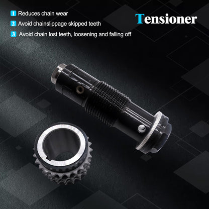 HiSport 2720520216 Engine Timing Chain Kit - Compatible with Benz C230 C80 C300 C350 CL550 CLK350 CLK550 E350 E550 G550 GL450 GL550 GLK350 ML350 ML450 ML550 R350 S400 S550 SL550 SLK280 SLK350