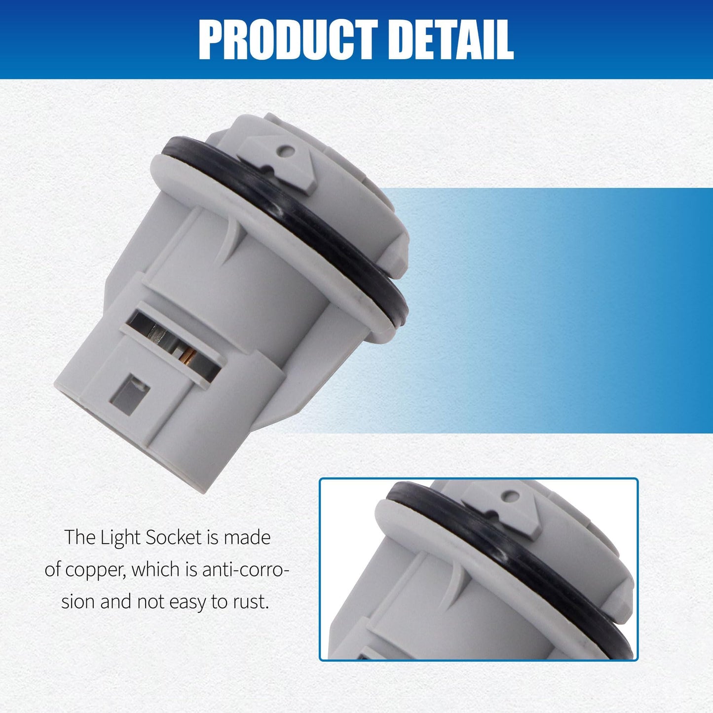 HiSport 33302-SR3-A01 1PACK Turn Signal Blinker Light Bulb Socket & Connector Compatible with Acura CL RDX RL RLX TL TSX, Honda Accord Crosstour Civic Element Odyssey CRV Pilot 2003 2004 2005