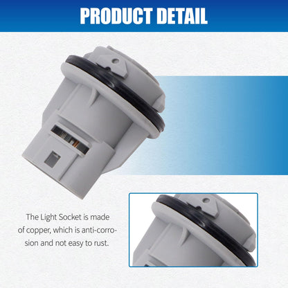 HiSport 33302-SR3-A01 1PACK Turn Signal Blinker Light Bulb Socket & Connector Compatible with Acura CL RDX RL RLX TL TSX, Honda Accord Crosstour Civic Element Odyssey CRV Pilot 2003 2004 2005