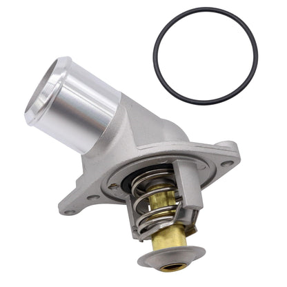 HiSport Engine Coolant Thermostat Housing Assembly - Compatible With Buick Cadillac Chevy Tahoe Silverado GMC Sierra Hummer Isuzu Pontiac Saab Replace 15-11057