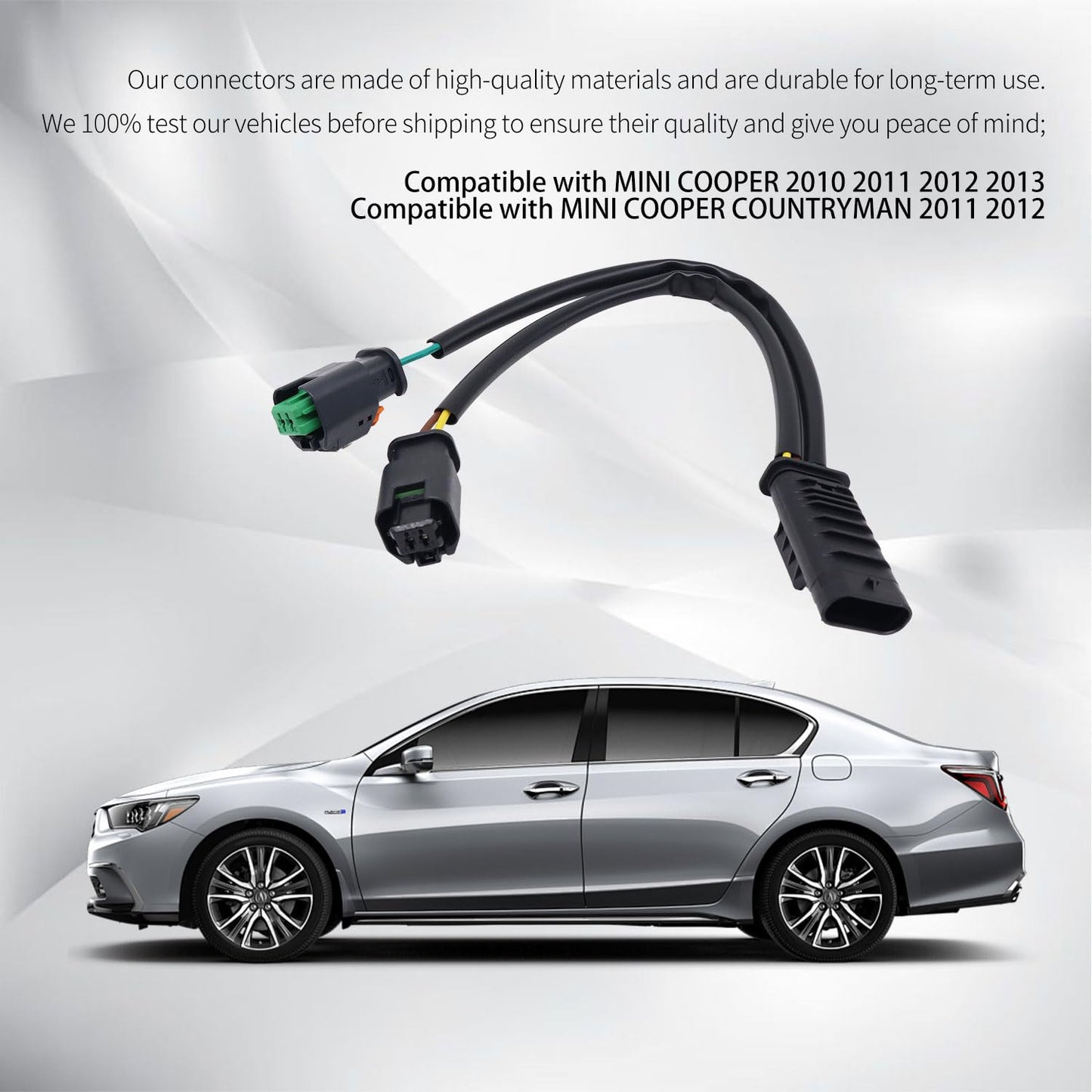 HiSport 12517646145 Engine Coolant Thermostat Adapter Lead - Compatible with MINI Cooper 2010 2011 2012 2013 Cooper Countryman 2011 2012 - Replace 9804315380