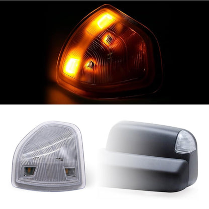 HiSport 68302828AA Left and Right LED Side Mirror Turn Signal Light Compatible with Dodge Ram 1500 2500 3500 Pickup 2010, 4000 4500 5500 2010, Ram 1500 2011-2019, 2500 3500 4000 4500 5500 2011-2018