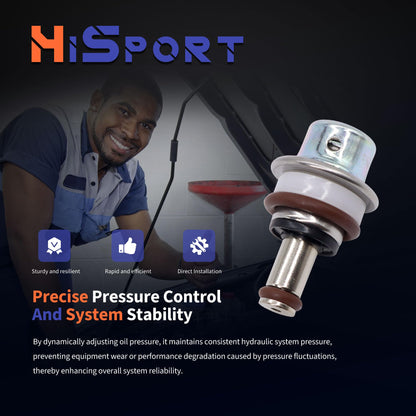 HiSport Fuel Injection Pressure Regulator PR4133 Replacement for Mazda 3 Sport 2012 2013 6 2006 2007 2014 CX-5 2013 2014 CX-7 2007 2008 2009 2010 2011 2012, 4 Bar