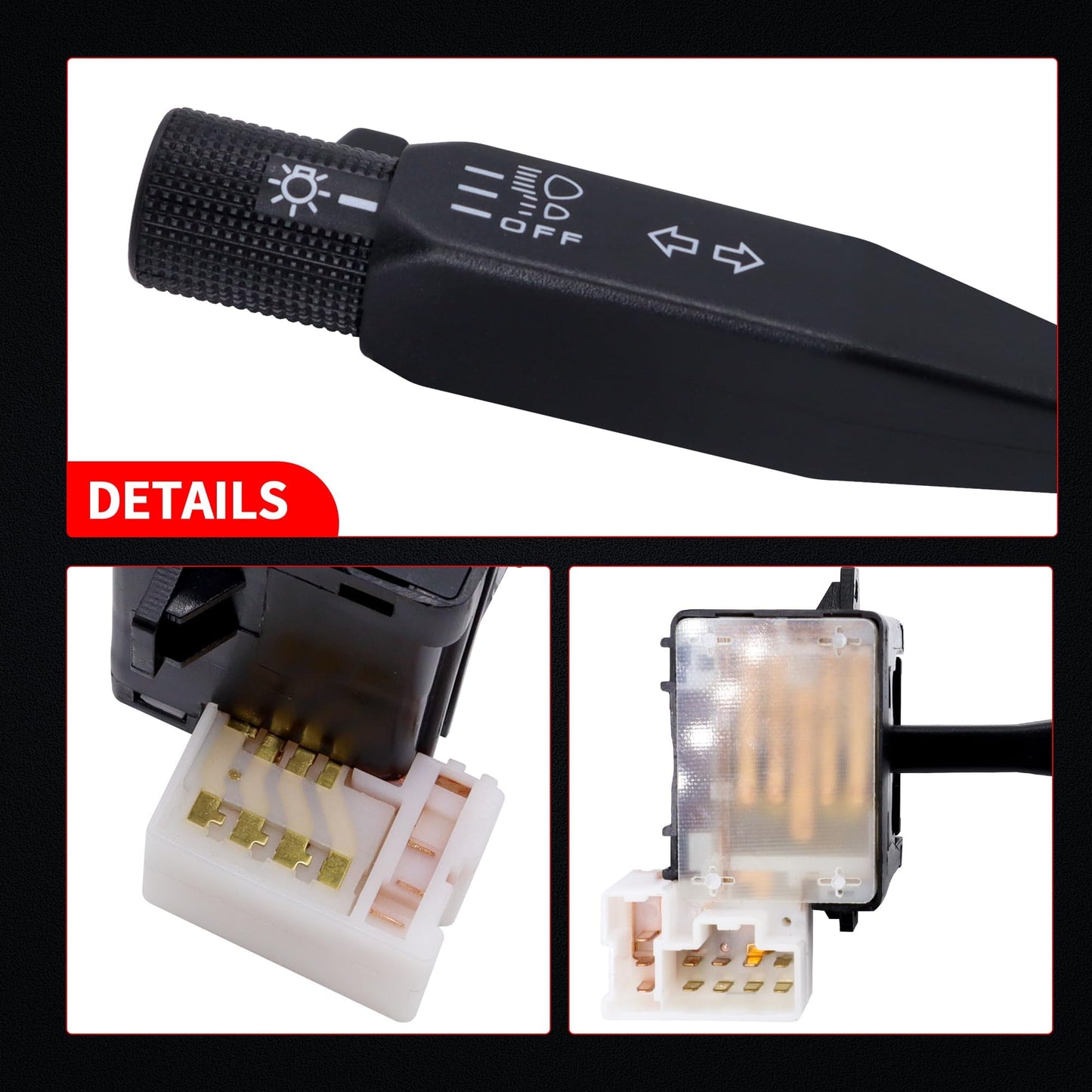 HiSport 25540D4500 Multifunction Turn Signal Switch Compatible with Nissan D21 Pickup 1986 1987 1988 1989 1990 1991 1992 1993,Pathfinder 1987 1988 1989 1990 1991 1992,Sentra 1987-1990,Stanza 1987-1989