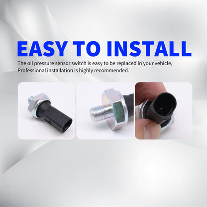 HiSport Oil Pressure Sensor Switch - Compatible with Audi A3 A4 A6 A8 Allroad Volkswagen Beetle CC EOS Eurovan Replaces 06A919081A