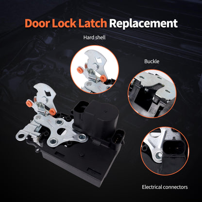 HiSport 15110511 Rear Trunk Door Latch - Compatible with Buick Rainier Chevy Trailblazer EXT GMC Envoy XL Envoy XUV Isuzu Ascender Oldsmobile Bravada Saab 9-7x 2002-2009 - Replace 931-298 15159269