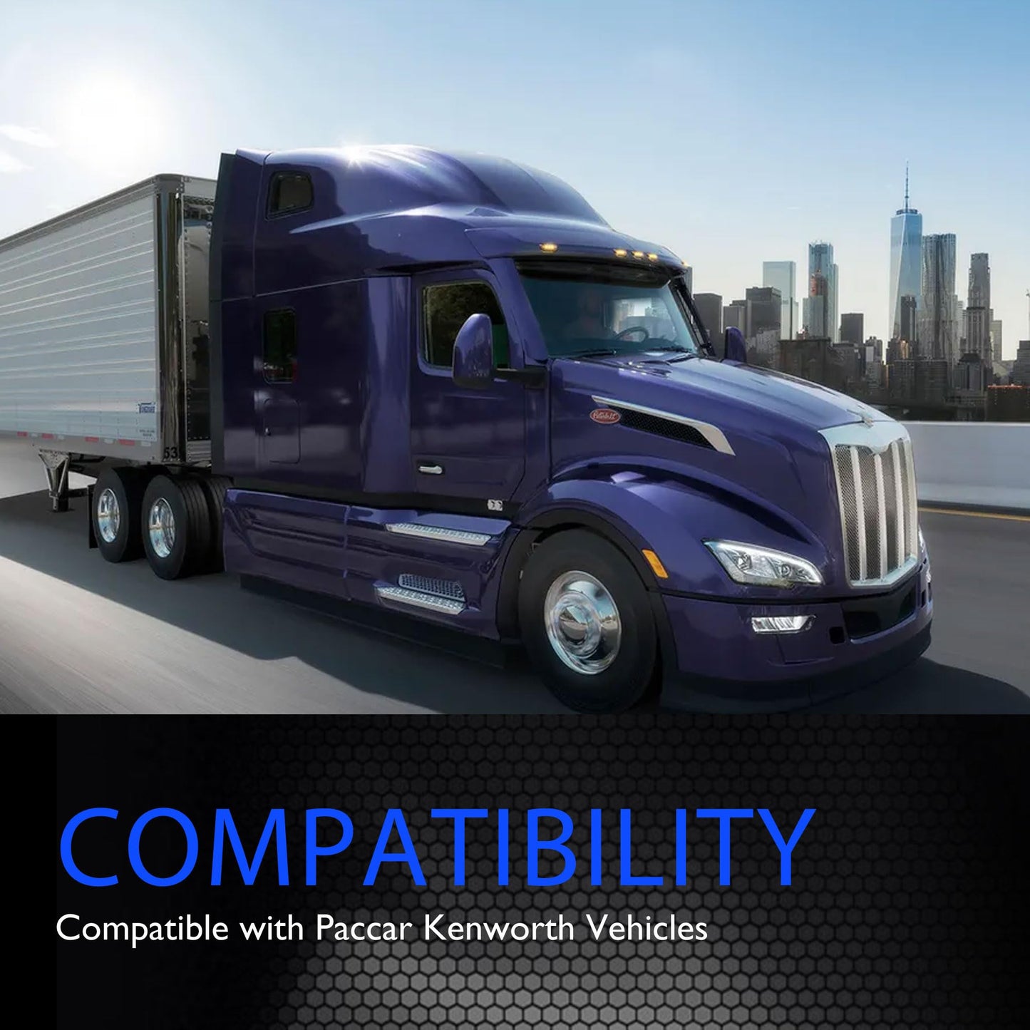 HiSport Dual Electric Window Switch - Compatible with Paccar Kenworth Vehicles Glasses Controller Window Lift Replace P27-1069