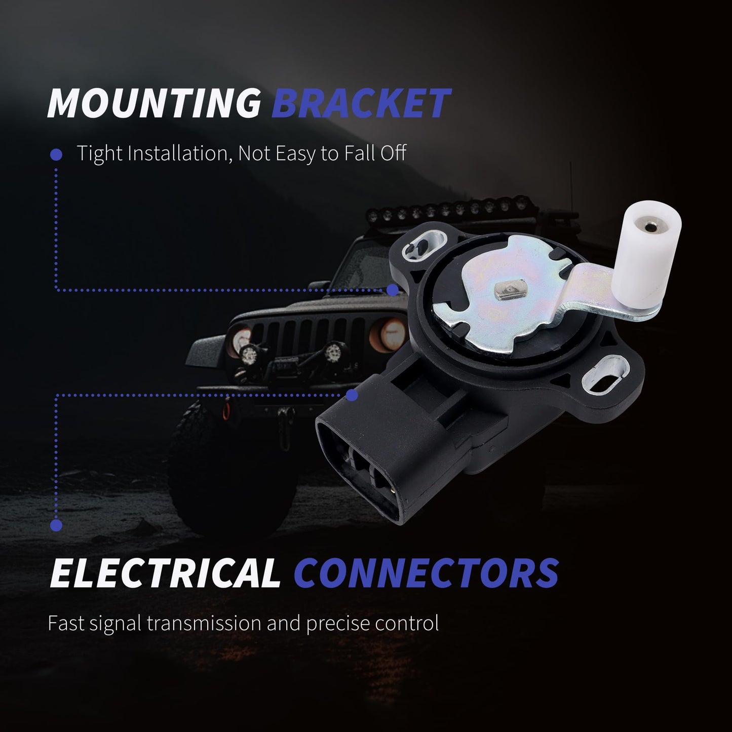 HiSport TPS Throttle Accelerator Pedal Position Sensor with 6-Pin Plug 18002AM81D Compatible with Infiniti Nissan 350Z 2003-2007,G35 2003-2006 V6 3.5L DOHC Replace 18919AM810