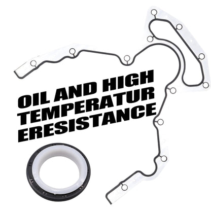 HiSport BS40640 Rear Main Seal Gasket Set - Compatible with LS LS1 LS6 LS2 LS3 LQ9 LQ4 4.8L 5.3L 5.7L 6.0L 6.2L Chevy Silverado Suburban Tahoe Trailblazer GMC Sierra