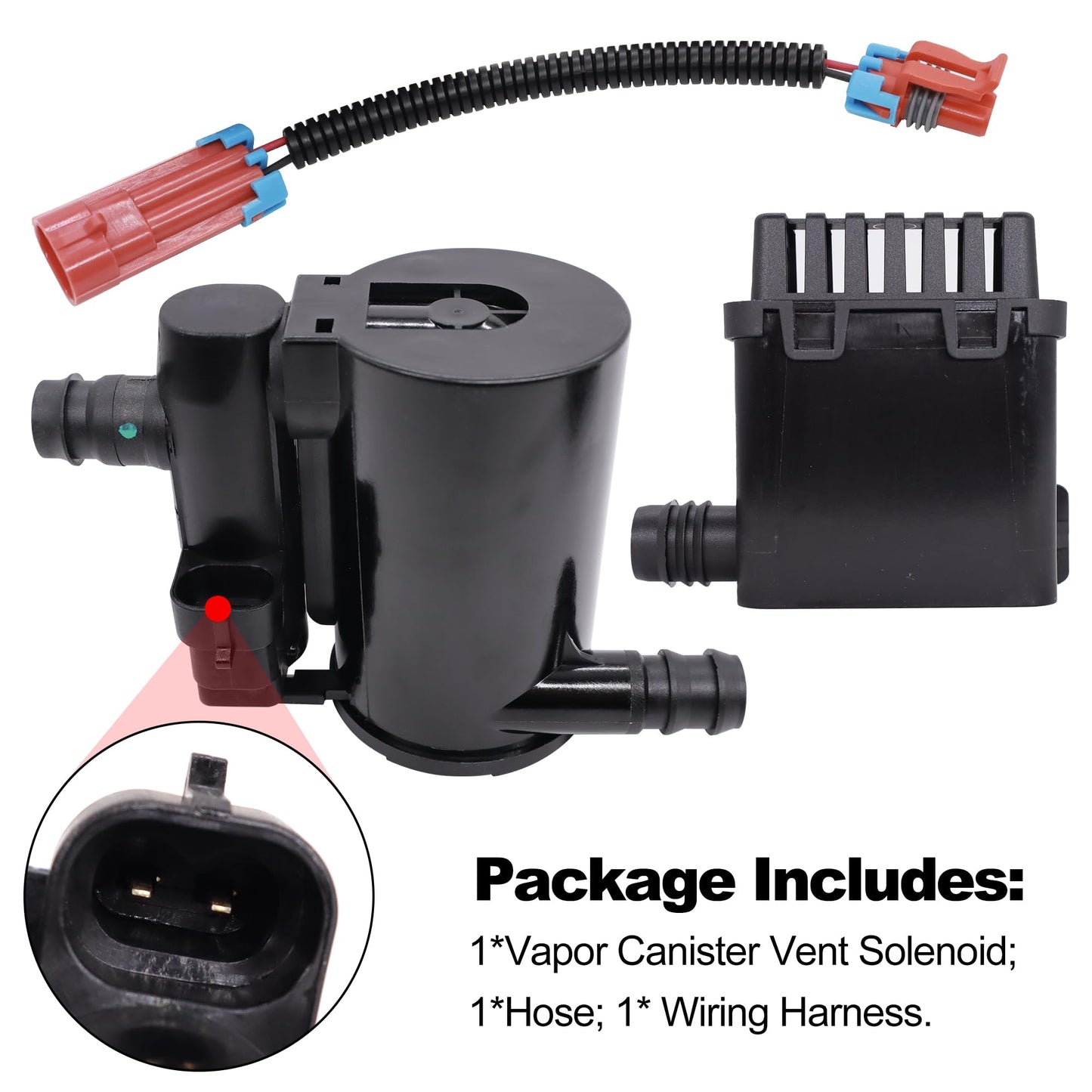 HiSport 911-237 Evap Canister Vent Solenoid Valve Assembly - Compatible with CHEVROLET SILVERADO 1500 2500 3500 GMC SIERRA 1500 2500 3500 CLASSIC SIERRA 2004-2010 - Replces 10357992 15077742