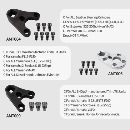 HiSport Outboard Trim Tilt Pin Wrench Tools Set MT0004 MT0006 MT0009 - Compatible with Yamaha Suzuki Johnson Evinrude Honda Outboard