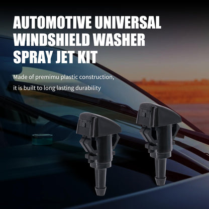 HiSport 5113049AA Windshield Washer Nozzle - Compatible with Chrysler Dodge Jeep Ram 300 PT Cruiser Avenger Charger Durango Grand Caravan H100 Van 2005-2016 - Replace 4805742AB 4805742AC