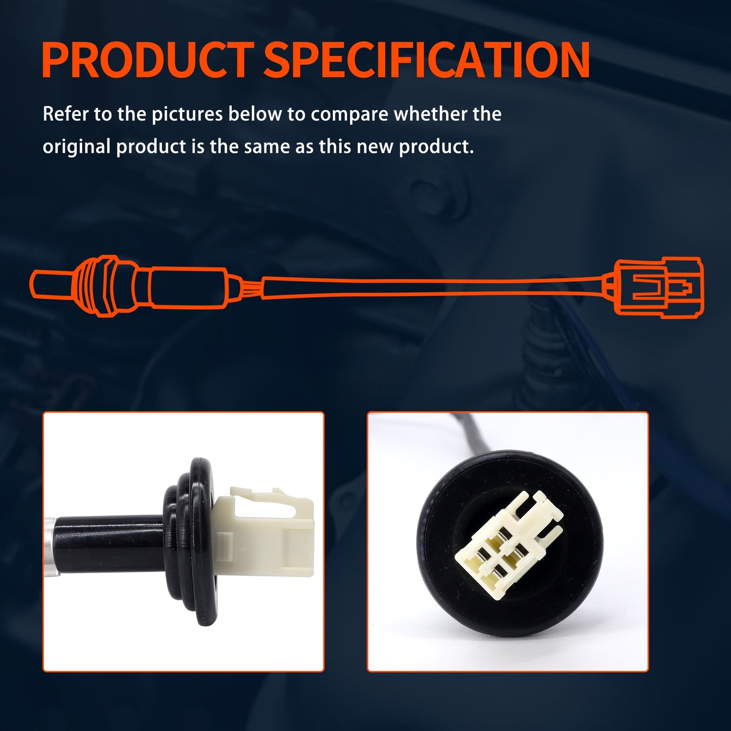 HiSport Downstream O2 Oxygen Sensor Compatible with Toyota Corolla 2003-2008 Matrix 2003-2008 Pontiac Vibe 2003-2008 1.8L L4 Replaces 234-4233
