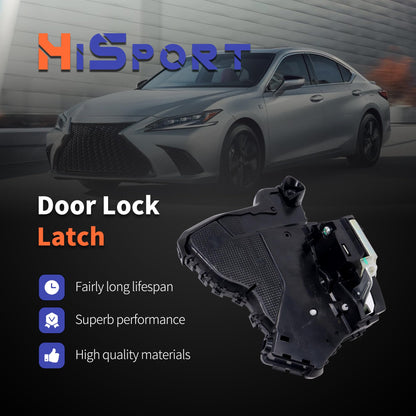 HiSport 6904002120 Door Lock Latch Actuator Front Left Driver Side - Compatible with Lexus ES300 ES330 GX470 RX330 RX350 RX400h Scion tC xA Toyota 4Runner Camry Corolla Matrix Sienna Solara 2002-2010