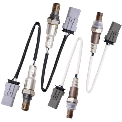 HiSport 4PCS O2 Oxygen sensor 2344940 2344974 Upstream and Downstream - Compatible with Cadillac Escalade Chevy Silverado 1500 Suburban Tahoe GMC Sierra 1500 Yukon XL
