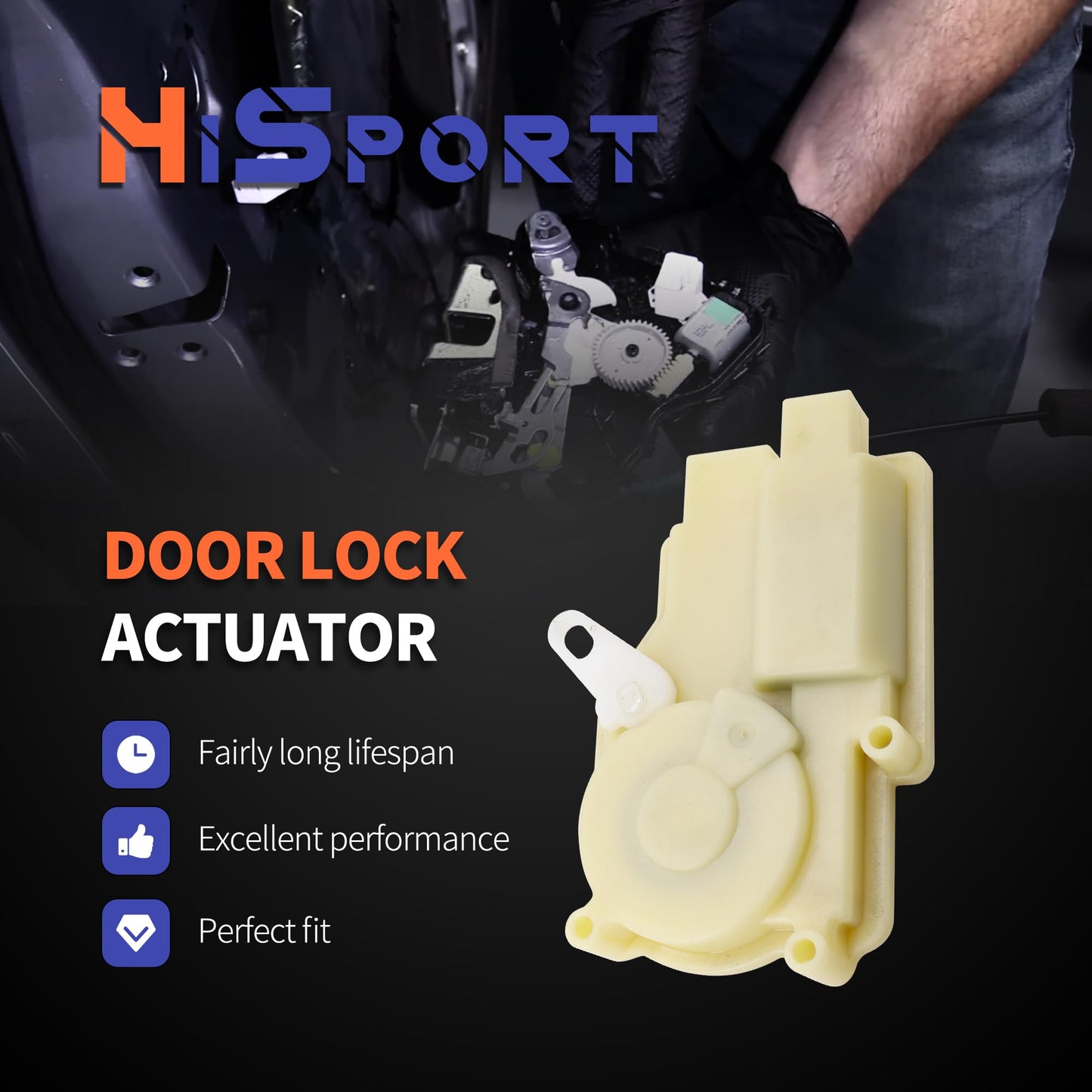 HiSport 74896-S6M-A01 Rear Tailgate Trunk Latch Lock Actuator Compatible with Acura RSX 2.0L 2002 2003 2004 2005 2006 Replacement for 74896S6MA01 746-747