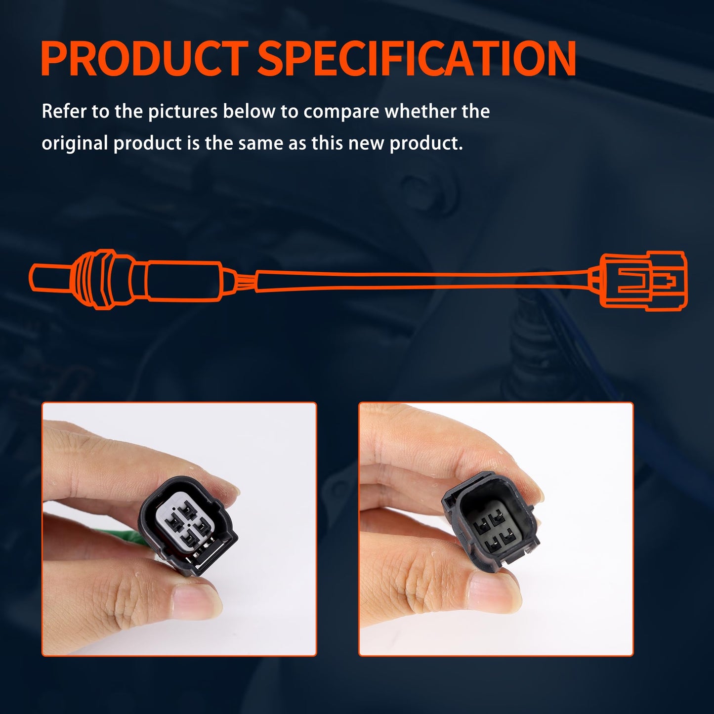 HiSport Oxygen O2 Sensor Upstream Downstream - Compatible with Honda CR-V 2.4L L4 Replacement 234-9131 234-4980