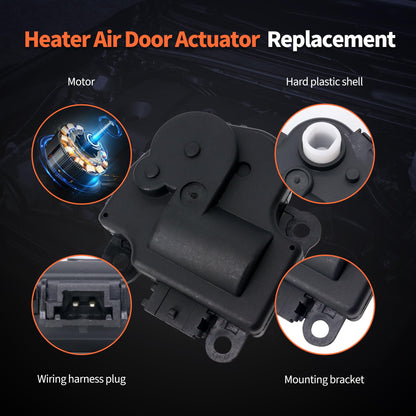 HiSport HVAC Air Door Actuator Heater Blend Door Levers 604-108 1573517 Compatible with Chevy Impala Limited Corvette Malibu Monte Carlo & Buick Allure LaCrosse & Cadillac XLR & Pontiac Grand Prix