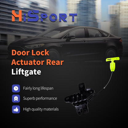 HiSport 937930 Rear Trunk Door Latch - Compatible with Ford Fusion 2013-2019 Mustang 2015-2019 Lincoln MKZ 2013-2019 4-Pin - Replace FR3Z5443200A