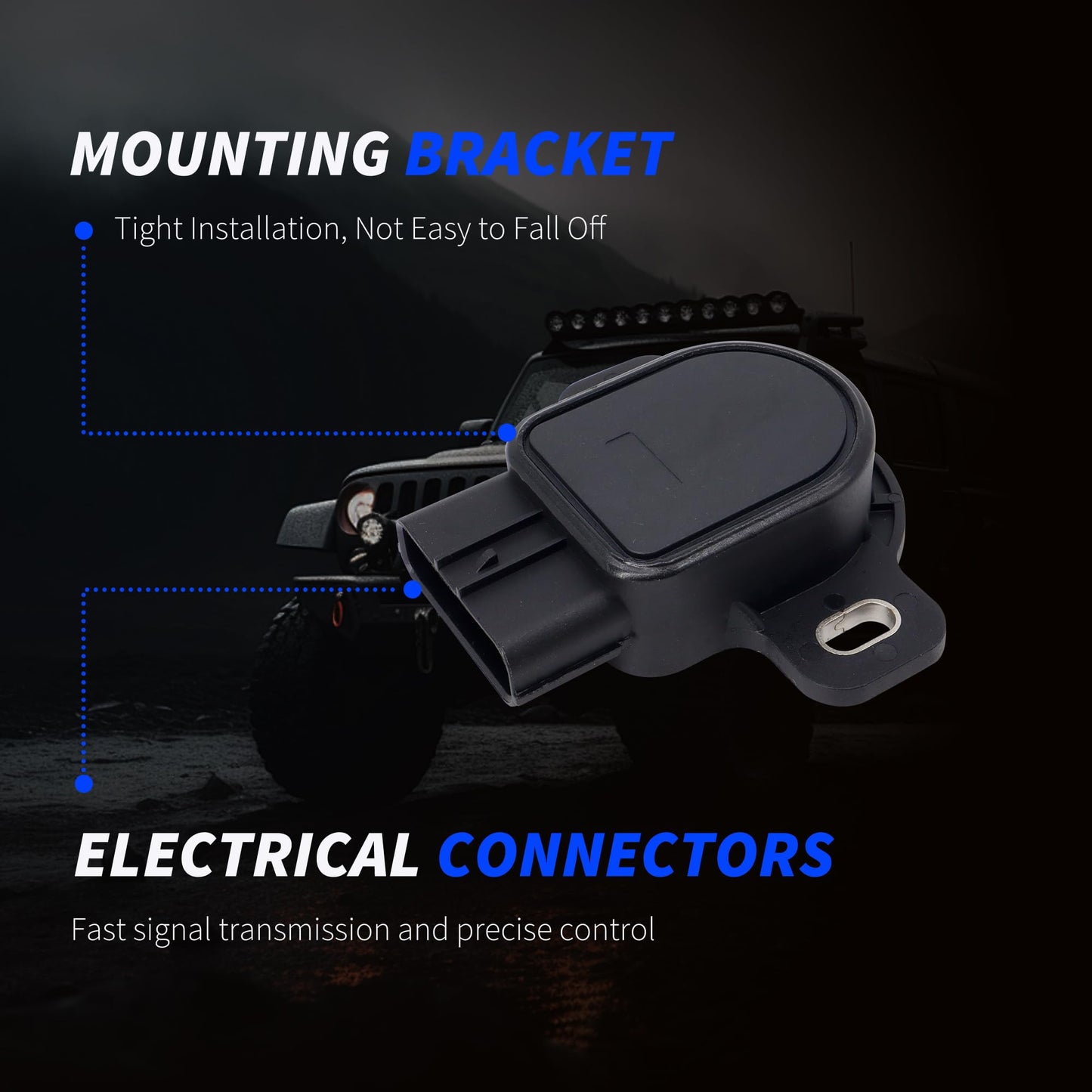 HiSport 699-199 Accelerator Pedal Position Sensor Assembly - Compatible with Acura MDX TL TSX Honda Accord CR-V Element Replaces 37971-RBB-003 37971-PZX-003 37971-RCA-A01