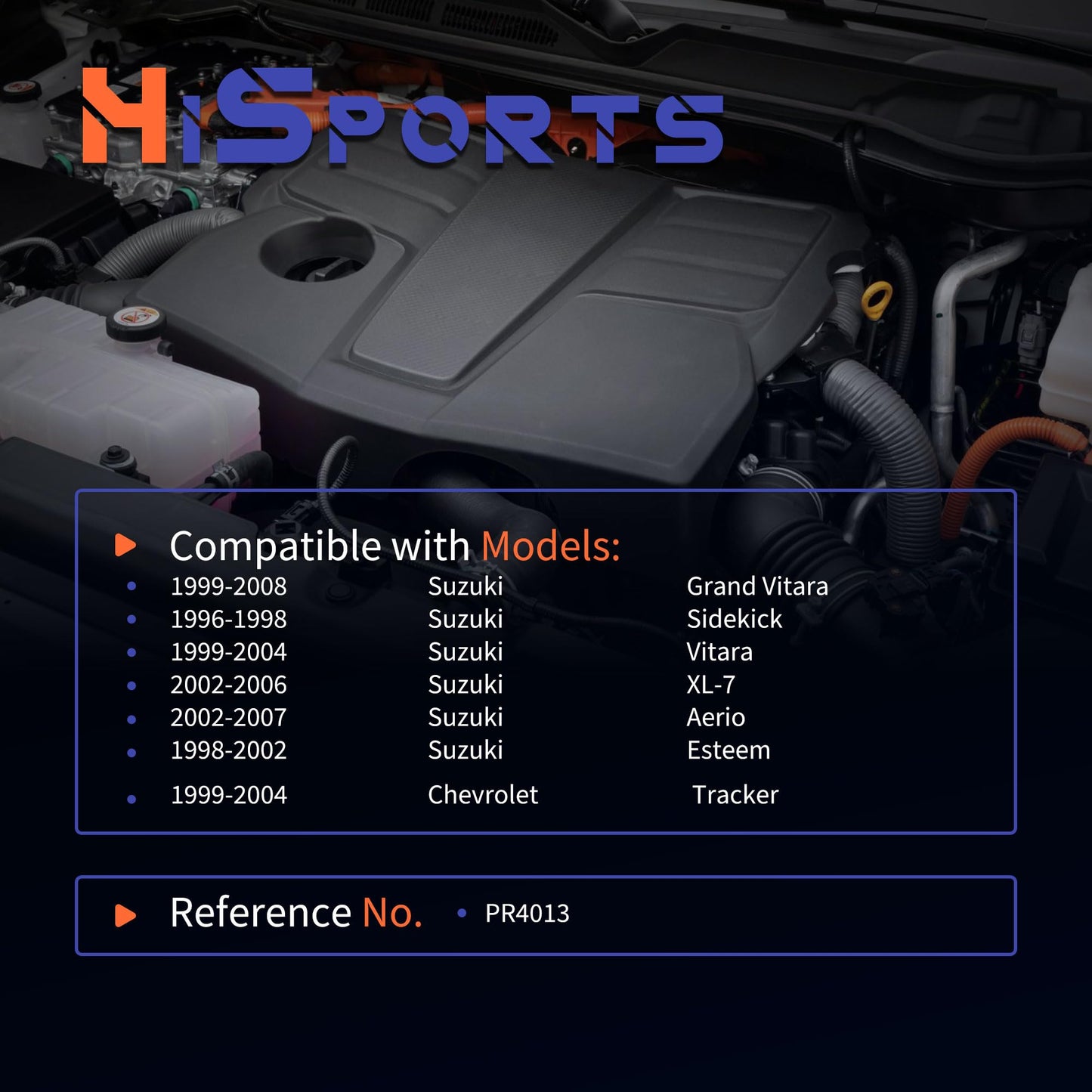 HiSport Fuel Injection Pressure Regulator PR4013 Replacement for Chevrolet Tracker for Suzuki Grand Vitara Aerio, 3.0 Bar