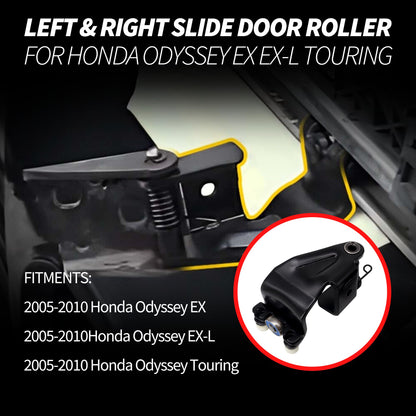 HiSport Sliding Door Roller Left & Right Passenger Side Compatible with Honda Odyssey EX EX-L Touring 2005-2010 Power Slide Door Roller Assembly Replaces 72561-SHJ-A21 72521-SHJ-A21