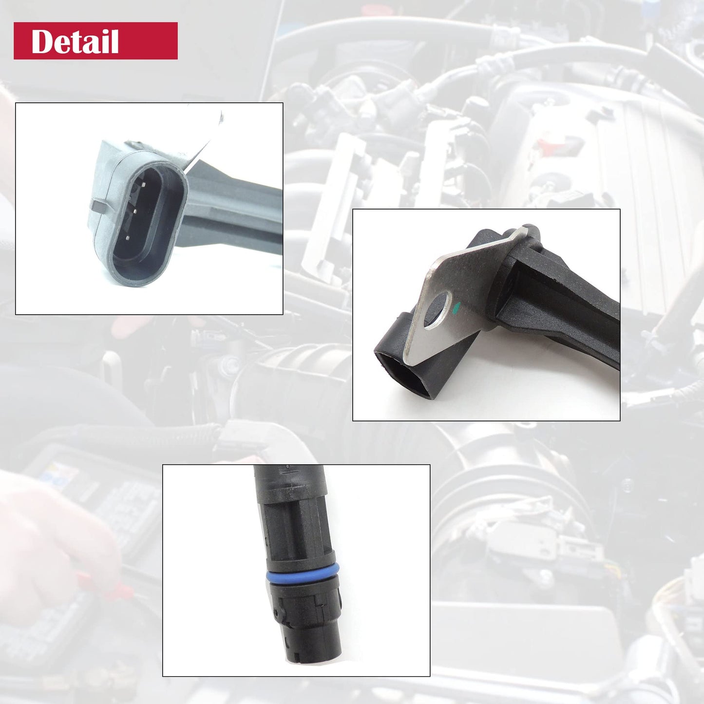 HiSport 12561211 Camshaft Position Sensor - Compatible with 1999-2007 Chevy Express Silverado Suburban Tahoe GMC Envoy Yukon Savana Sierra Cadillac Escalade Hummer H2 Pontiac - Replaces 213-363