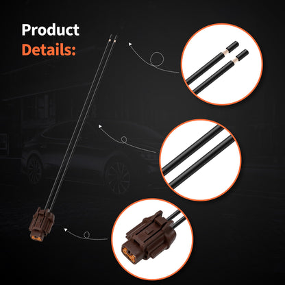 HiSport ABS Speed Sensor Wiring Harness Connector 47910-EA025 47901-EA002 Compatible with Nissan Xterra 2006-2015, Titan 2004-2011, Armada 2005-2012, Replacement for Infiniti QX56 2004-2010