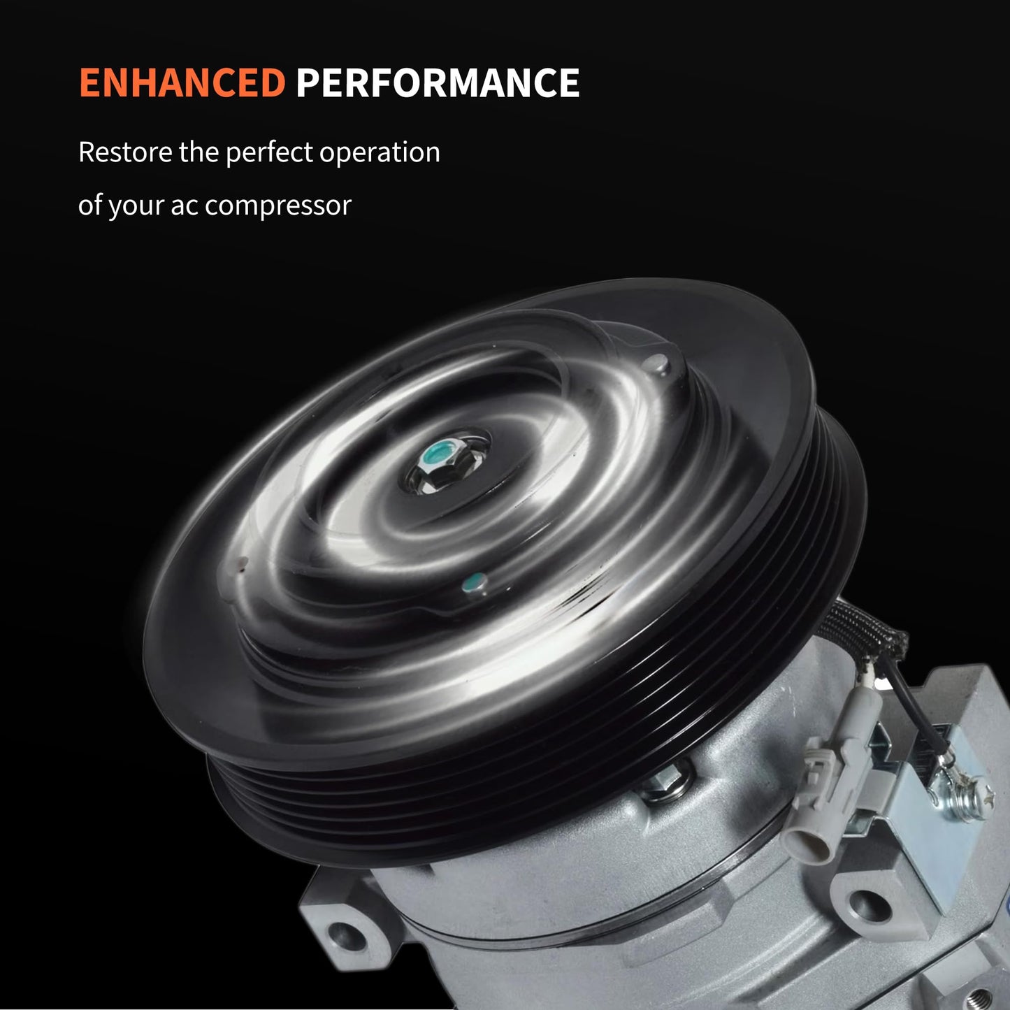 HiSport Air Conditioner AC Compressor Clutch Kit Replacement for BMW 325i, 325xi, 328i, 328i xDrive, 328xi, 330Ci, 330i, 330xi, 525i, 525xi, 528i, 528i xDrive, 528xi, 530i, 530xi, 128i, M3, M5, Z4