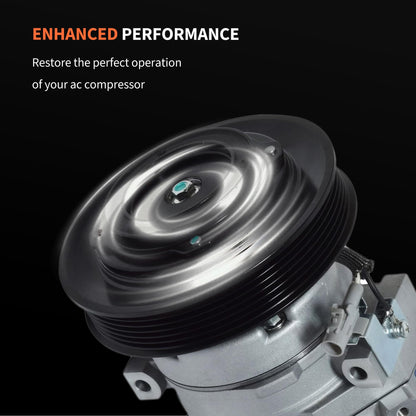 HiSport Air Conditioner AC Compressor Clutch Kit Replacement for Jeep Compass 2009-2017, Patriot 2009-2017, Compatible with Dodge Caliber 2010-2012, Caliber 2009 1.8L 2.4L