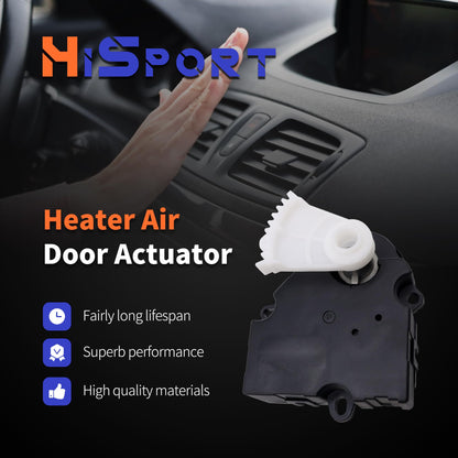 HiSport 604-110 HVAC Heater Blend Door Actuator - Compatible with Buick Rainier 2004-2007 GMC Envoy 2003-2009 Isuzu Ascender 2003-2008 Replaces 604110 52402610 89018675 89018384