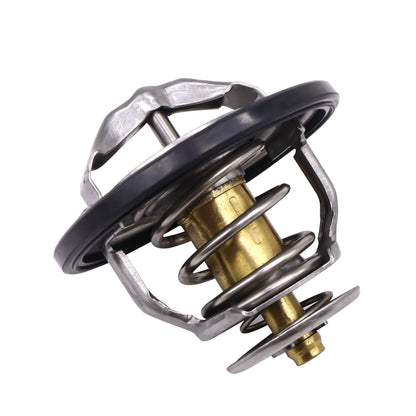 HiSport Engine Coolant Thermostat Front 185 Degree Compatible with Duramax Diesel 2001-2018 Replacement for 131-163, 131163, 97241129