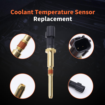 HiSport Cylinder Head Temperature Sensor - Compatible with Ford C-Max Escape Focus Mercury Mariner Milan Replaces 1S7F6G004AB 1S7Z6G004AA