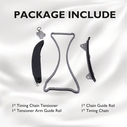 HiSport 24410-2E000 Engine Timing Chain Kit - Compatible with Kia Forte Forte5 2.0L l4 Compatible with Hyundai Kona Veloster Elantra 2.0L l4 Elantra 1.8L l4 2017-2022