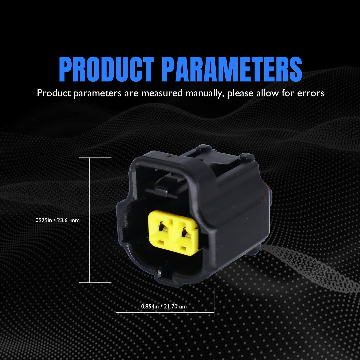 HiSport 3U2Z14S411JUA Vapor Canister Vent Valve/Solenoid Connector Compatible with Ford Mustang E-150 F-150 250 350 450 550 650 750, Jaguar, Lexus, Lincoln, Mazda, Mercury, Suzuki, Toyota 4Runner