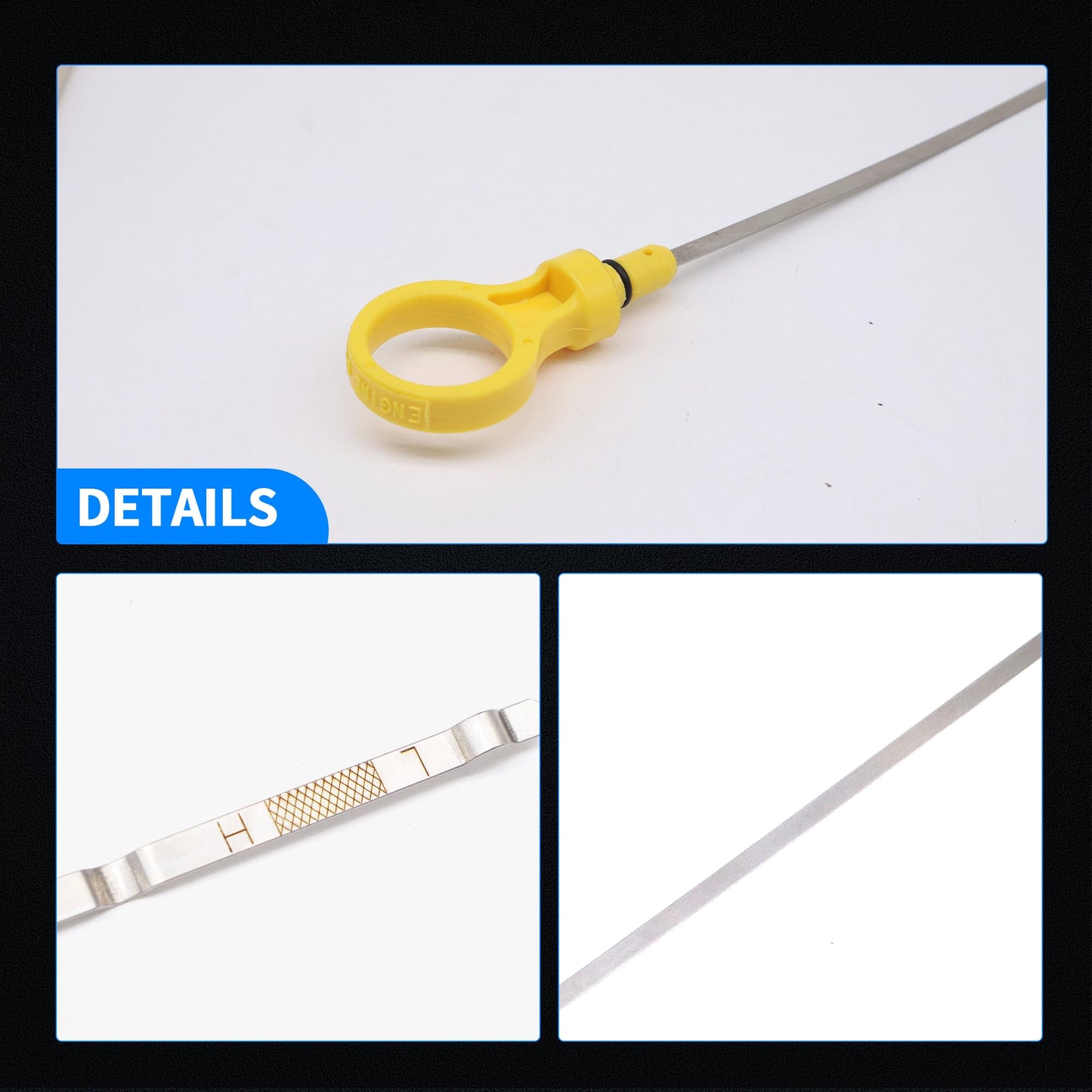 HiSport Engine Oil Dipstick 917008 - Compatible with Nissan Sentra Replacement 11140 Dip Stick for Checking Oil