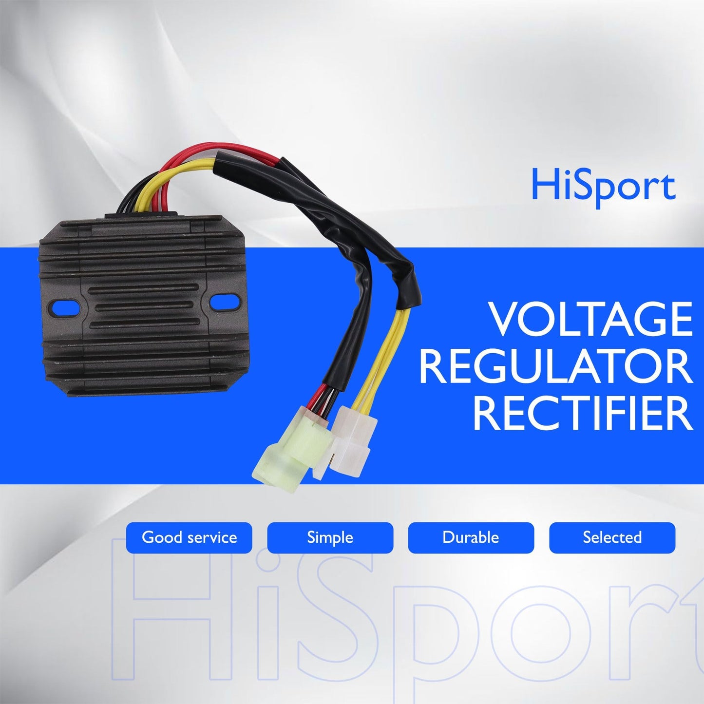 HiSport 3402-682 Voltage Regulator Rectifier Compatible with Arctic Cat 375 2X4 4X4 2002 400 2001-2008 TRV 400 2006-2008 TBX 400 2004-2006 DVX 400 2004-2008 500 2000-2009 TRV 500 2003-2008 TBX 500