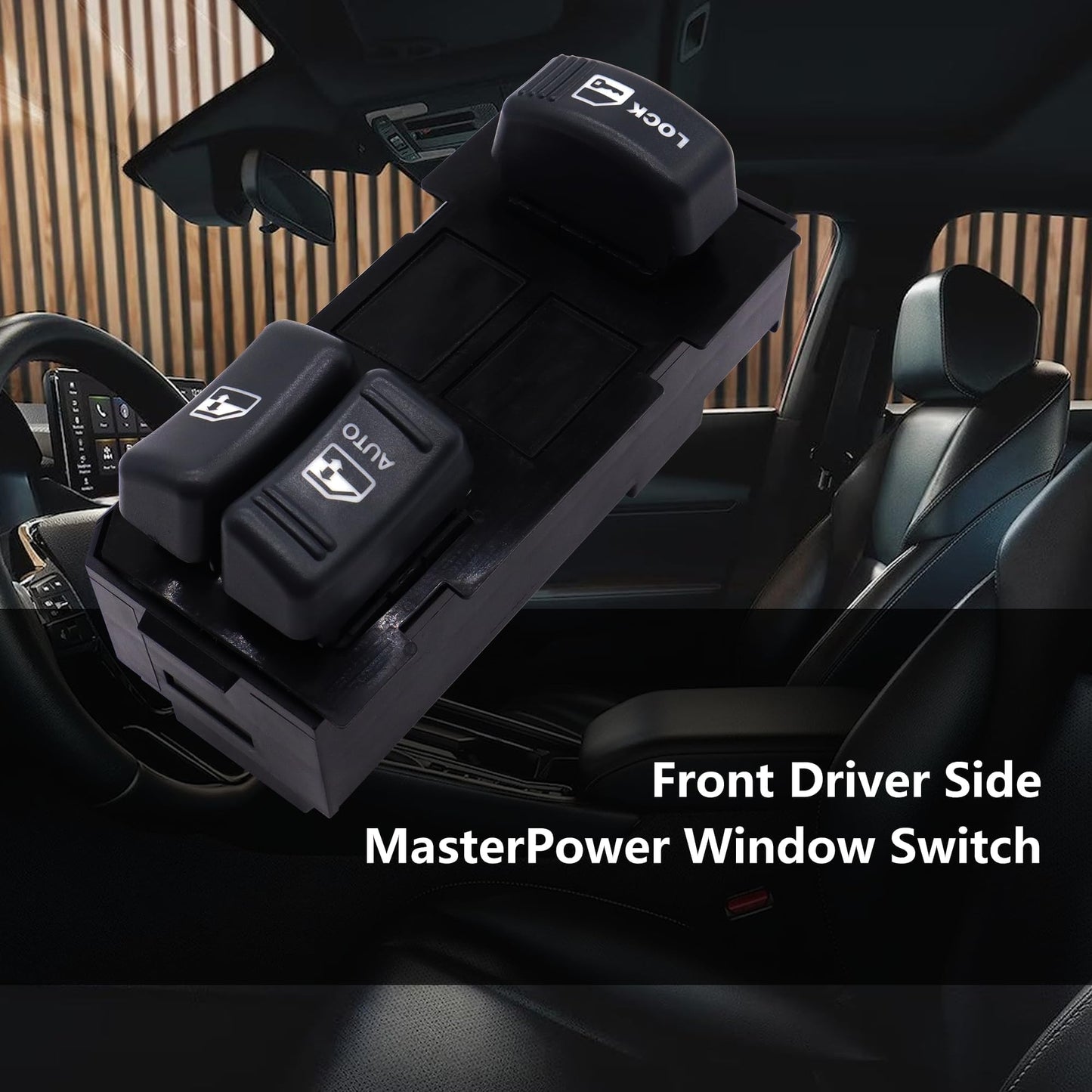 HiSport Master Power Window Switch Driver Side - Compatible with Chevrolet Blazer C1500 Pickup C2500 Pickup C3500 Pickup K1500 Pickup,GMC C1500 Pickup C2500 Pickup C3500 Pickup Jimmy 19244656