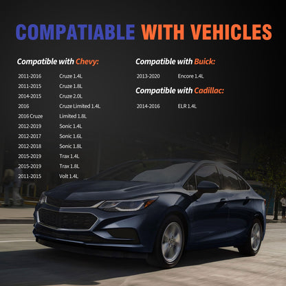 HiSport Valve Cover Gasket Set - Compatible with Buick Encore Compatible with Cadillac ELR Compatible with Chevy Cruze Limited Sonic Trax Volt 1.4L 1.6L 1.8L 2.0L 2011-2020 - Replace VS50807R