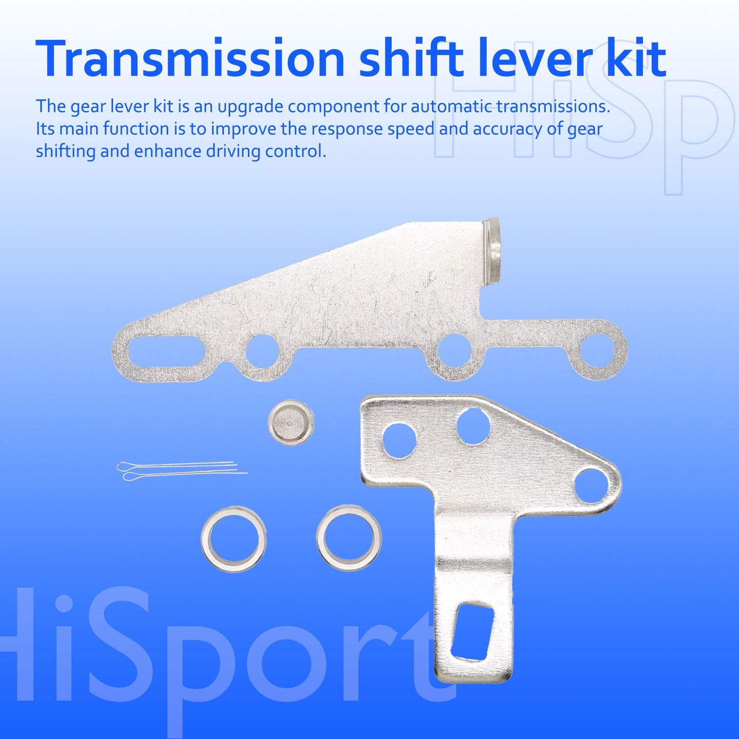 HiSport Bracket and Lever Kit - Automatic Transmission Shifter Cable Bracket Kit Compatible with GM TH400 TH350 TH250 200-4R 4L80E 4L85E