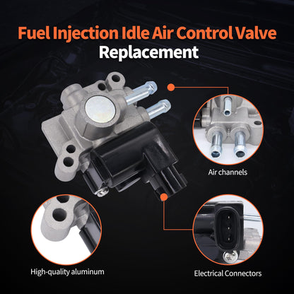 HiSport IAC Idle Air Control Valve With Gasket Compatible with Honda Accord 2.3L EX LX SE DX 1998-2002 Replace 36460PAAL21 AC271