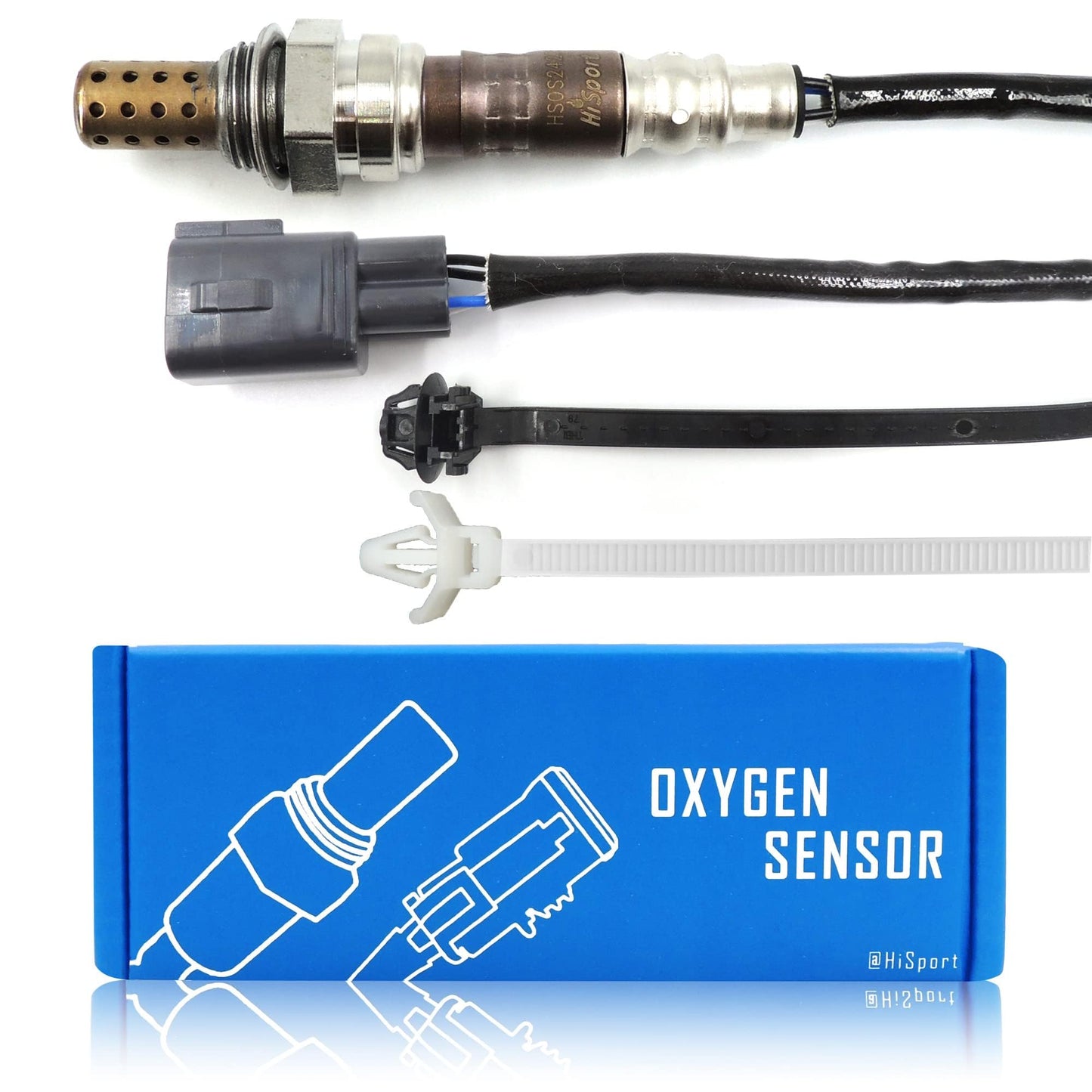 HiSport 250-24225 Oxygen Sensor Compatible with Lexus ES300 2002-2003 ES330 2004-2006 ES350 2007-2018 GS200T IS200 RC200T 2016-2017 GS300 1998-2019 IS300 RC300 2018-2024, Toyota Avalon Camry Solara