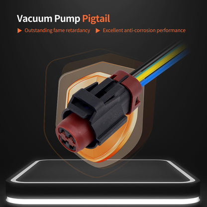 HiSport Vacuum Pump Pigtail 4 Wire Connector for Fuel Pump O2 Sensor 645-740 645-708 Compatible with Ford Lincoln Mercury Mazda